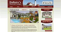 Desktop Screenshot of dallairesmotelcottages.com